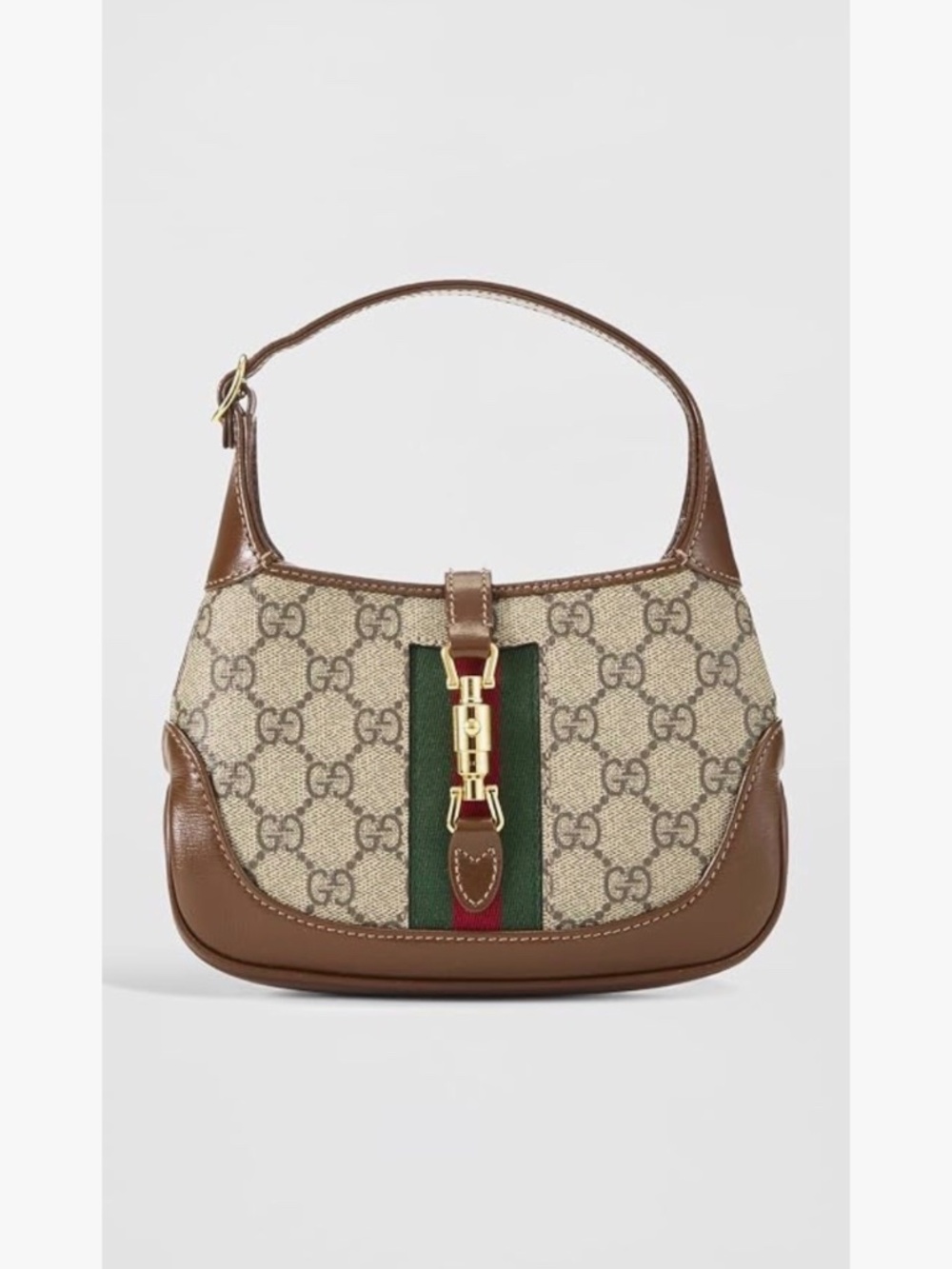 Gucci Coated Canvas Jackie 1961 Mini Shoulder Bag